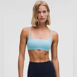 Lululemon Like a Cloud Spaghetti-Strap Bra *Light Support Washed Blue Size 8